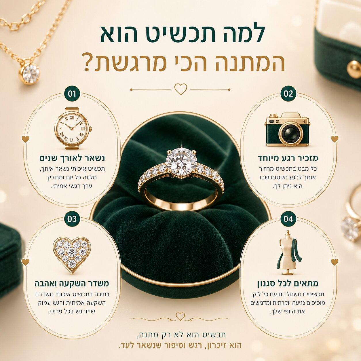 תכשיטים ליום האהבה - המתנה הקטנה עם המשמעות הכי גדולה